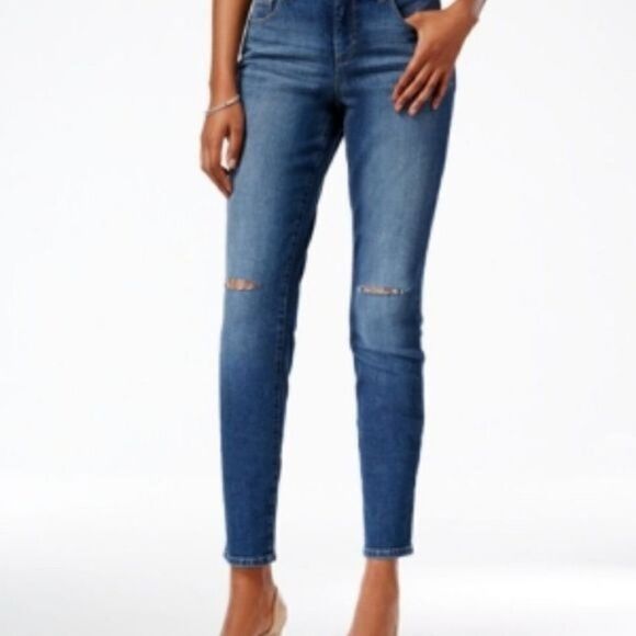 $54.00 Style & Co Lorimer Slit-Knee Skinny Jeans, Size 12, - Picture 1 of 7